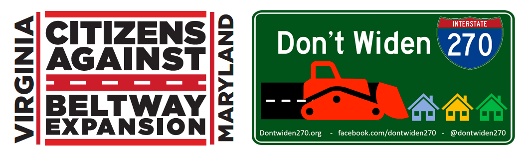 Citizens Against Beltway Expansion and Don't Widen 270