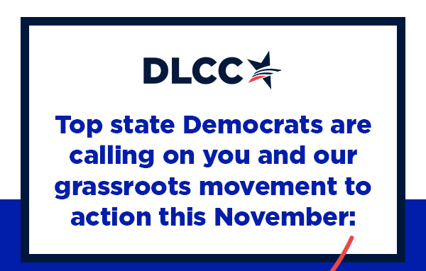 Top state Democrats are calling on you and our grassroots movement to action this November: