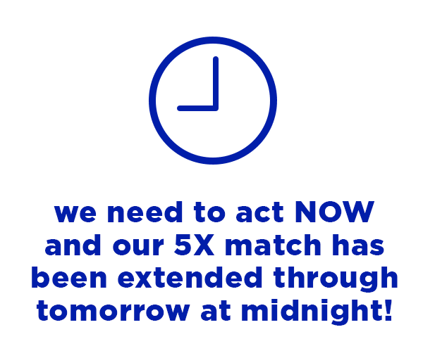 The clock is ticking - we need to act NOW.