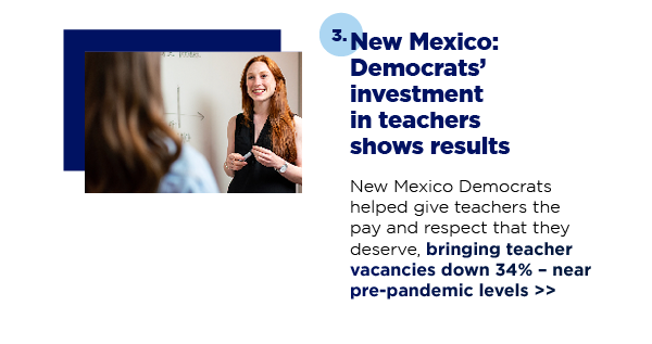 New Mexico: Democrats’ investment in teachers shows results
