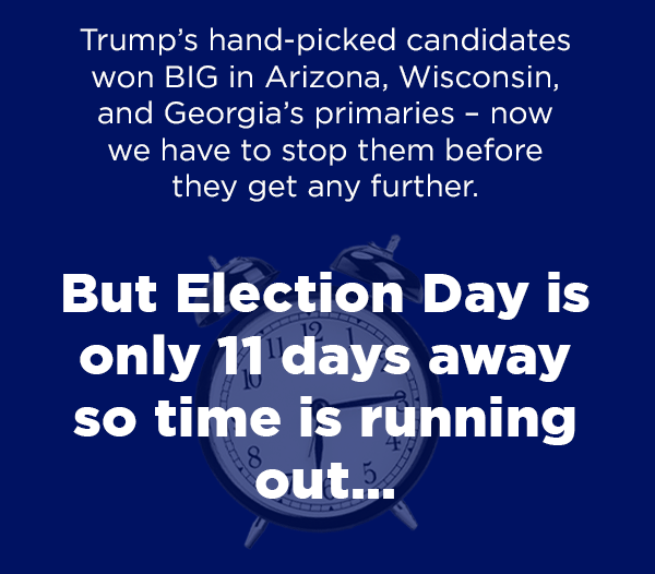 But Election Day is 42 days away so time is running out...