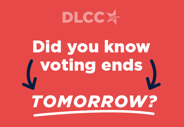 Did you know voting ends tomorrow?