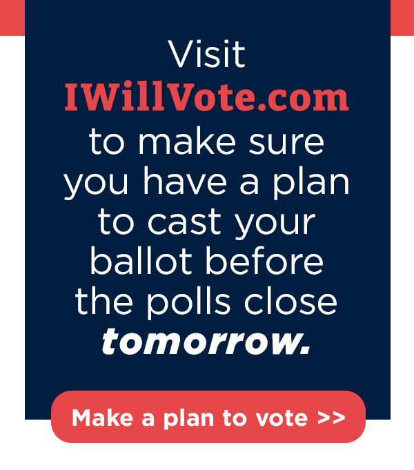 Make a plan to vote