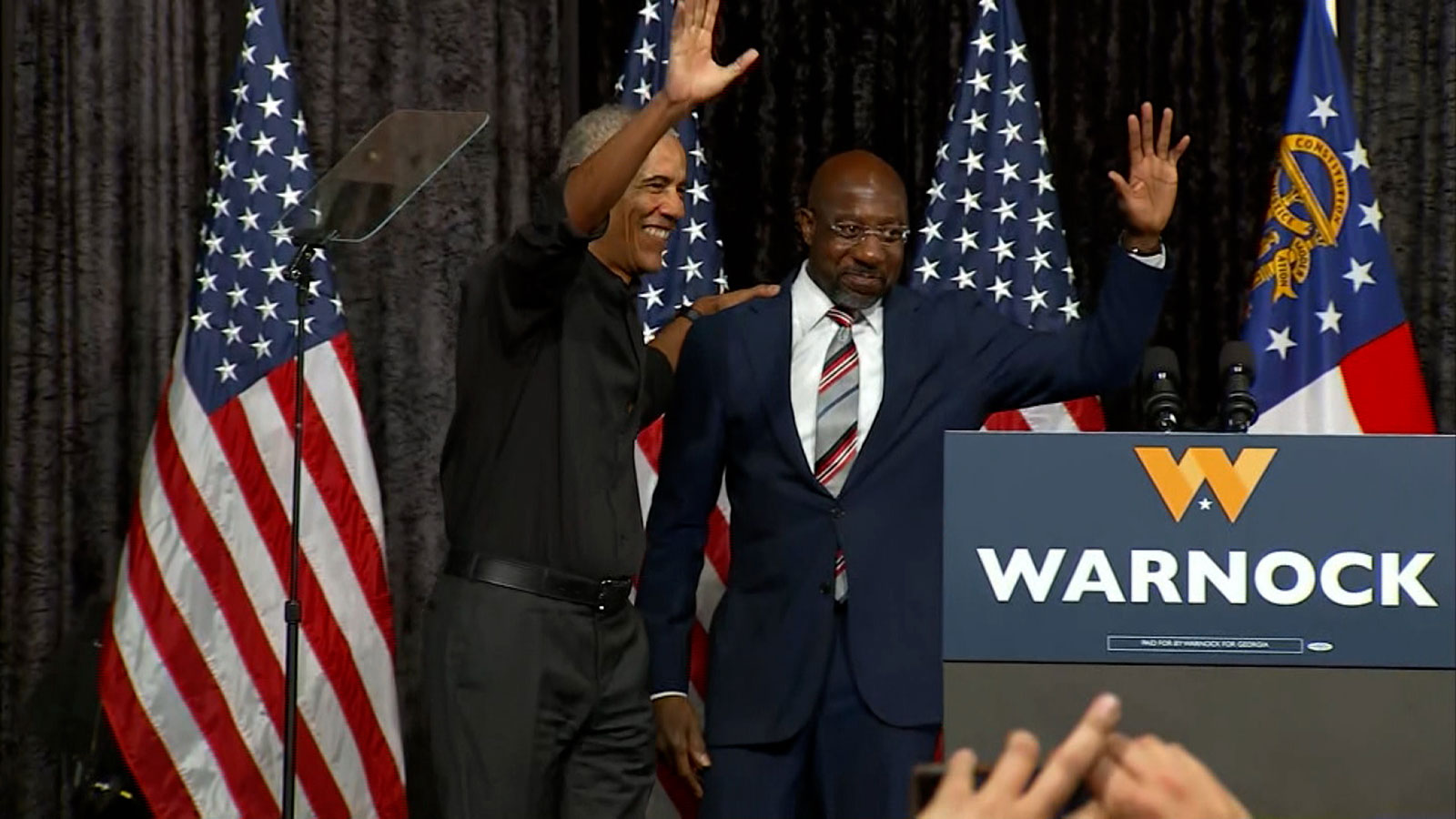 President Obama and Senator Warnock