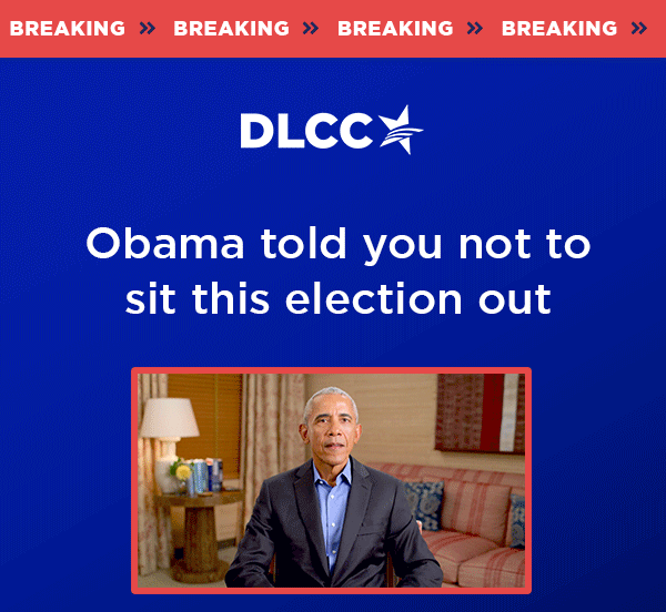 Obama told you not to sit this election out
