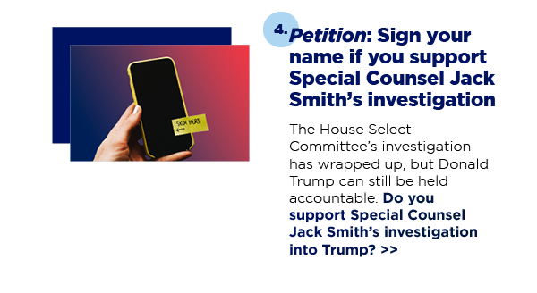 Petition: Sign your name if you support Special Counsel Jack Smith’s investigation