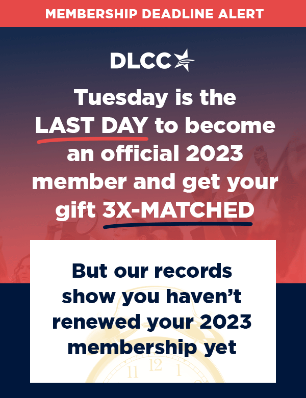 Tuesday is the last day to become an official 2023 member and get your gift 3X-Matched