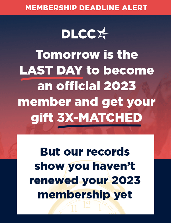 Tuesday is the last day to become an official 2023 member and get your gift 3X-Matched