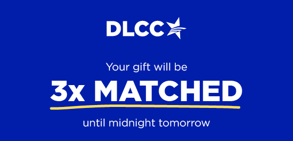 Your gift will be 3x MATCHED until midnight February 28