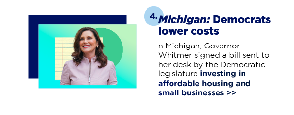 Michigan: Democrats lower costs