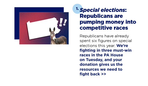 Special elections: Republicans are pumping money into competitive races