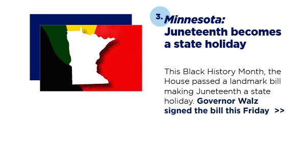 Minnesota: Juneteenth becomes a state holiday