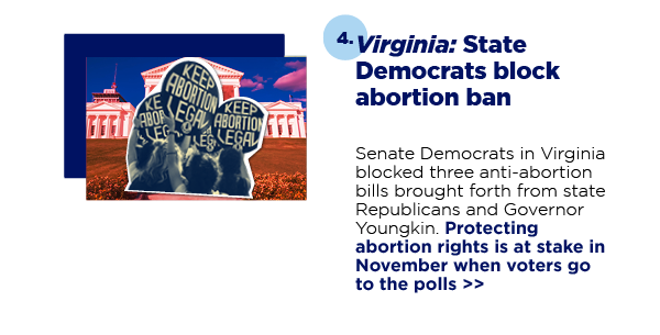 Virginia: State Democrats block abortion ban