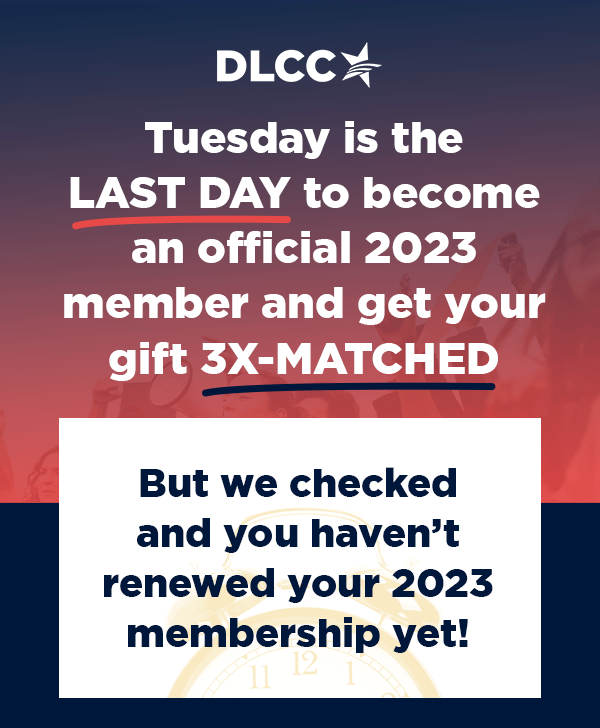 Ever since we announced our 2023 membership, Democrats have shown their support….