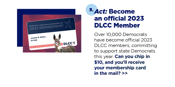Act: Become an official 2023 DLCC Member