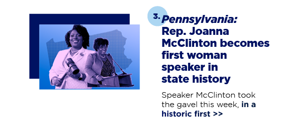 Pennsylvania: Rep. Joanna McClinton becomes first woman speaker in state history