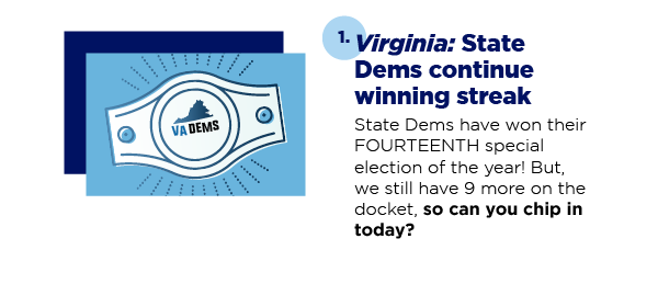 Virginia: State Dems continue winning streak
