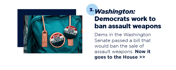 Washington: Democrats work to ban assault weapons