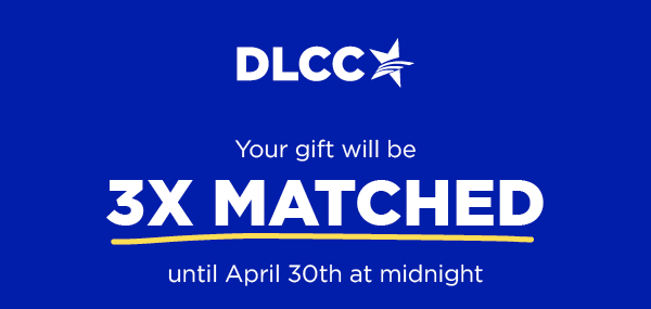 Your gift will be 3x MATCHED until midnight February 28
