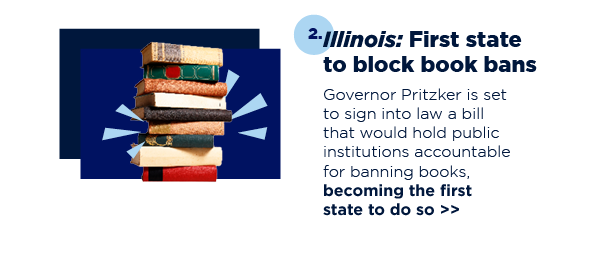 Illinois: First state to block book bans