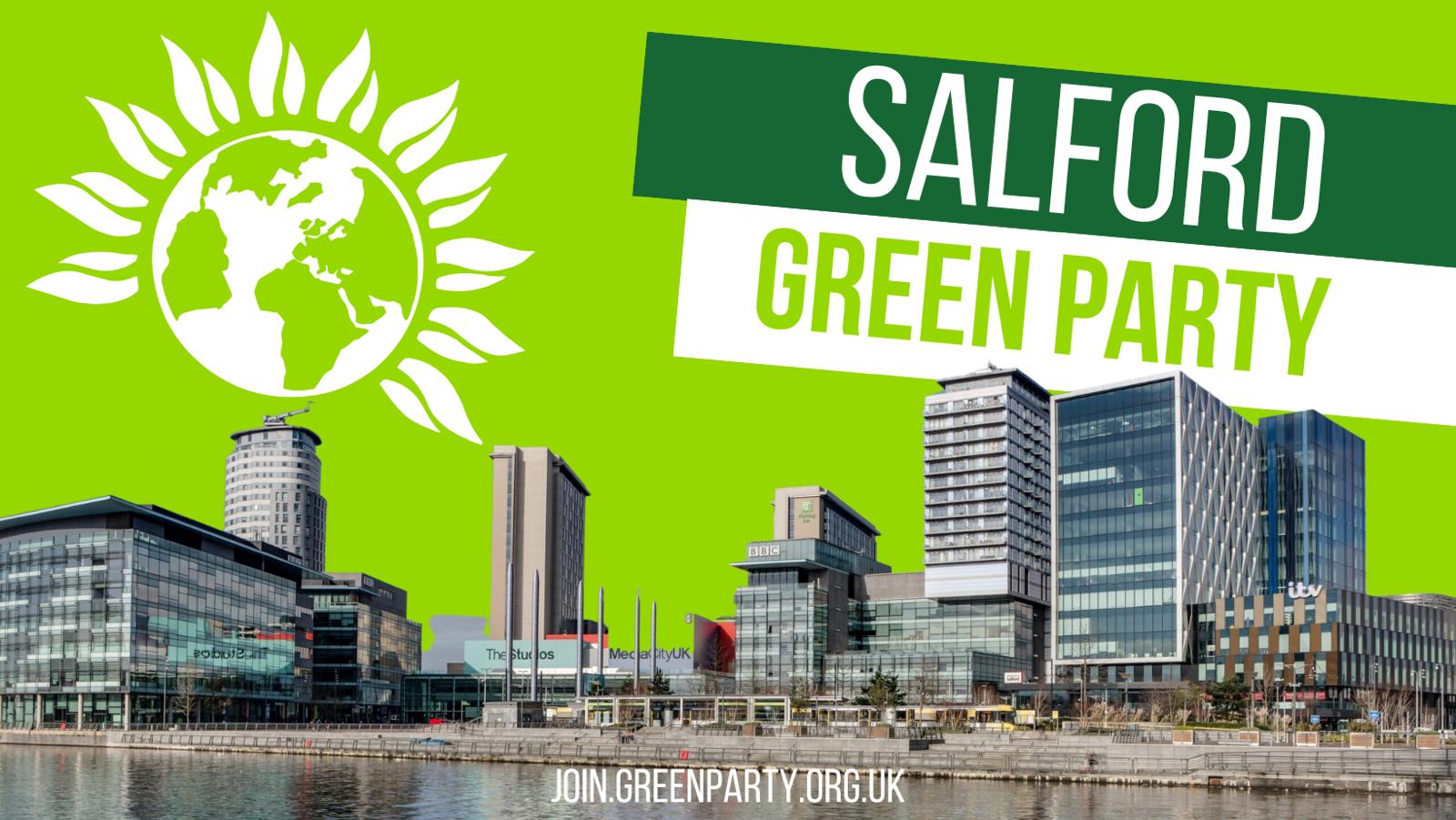 Green Party logo- world with petals