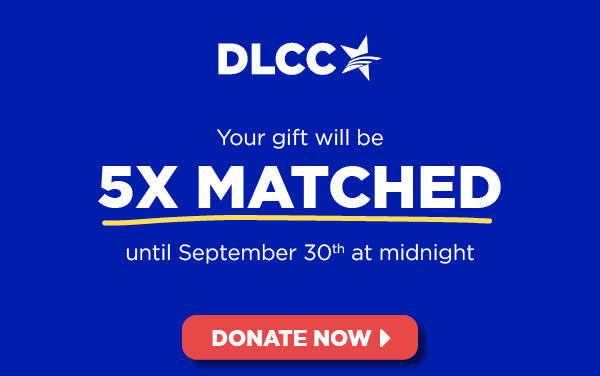 Your gift will be 5X MATCHED until midnight September 30th
