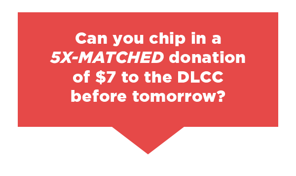 Can you chip in a FIVE-TIMES MATCHED donation before tomorrow