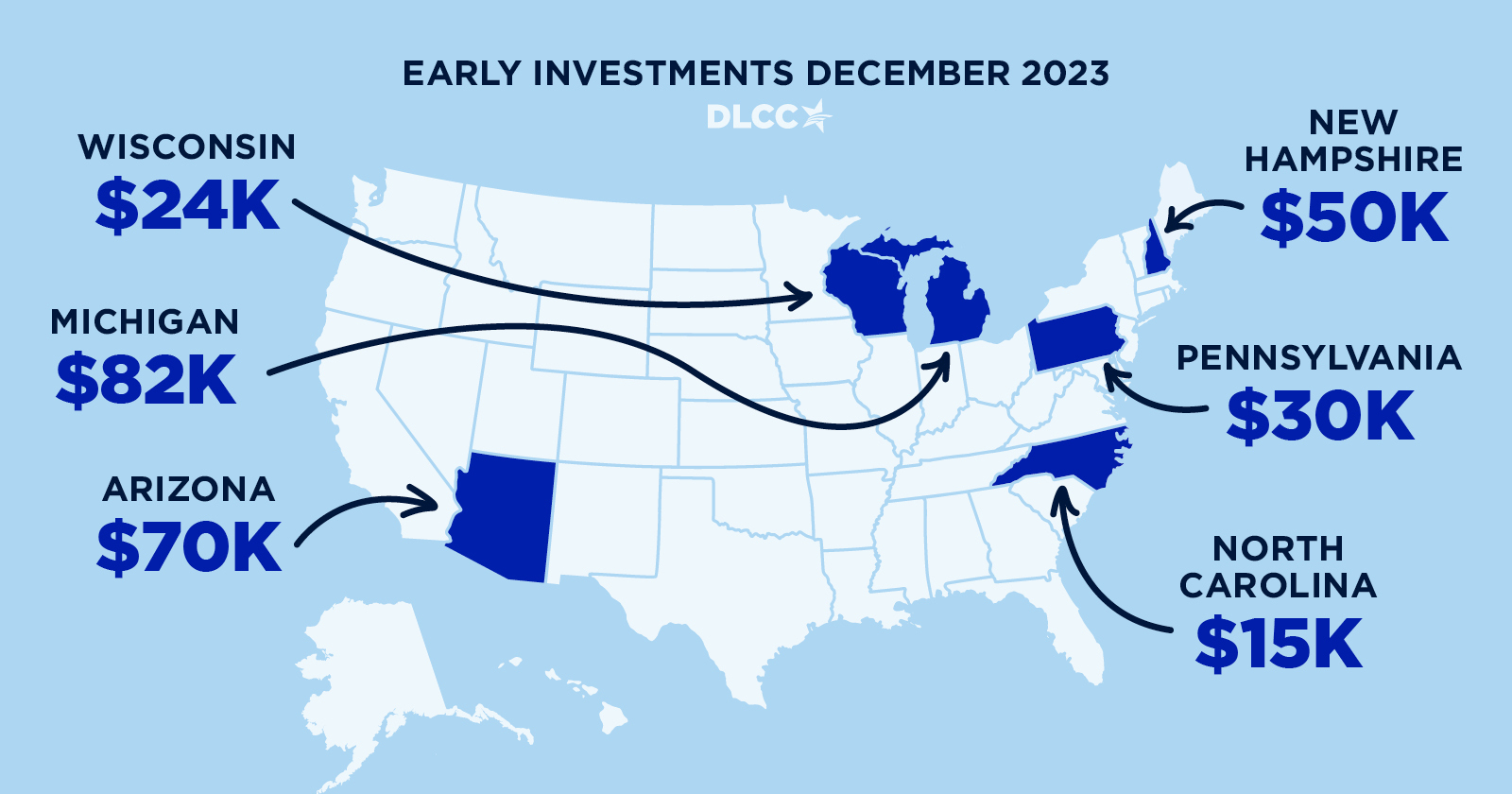 Map of 2024 investments