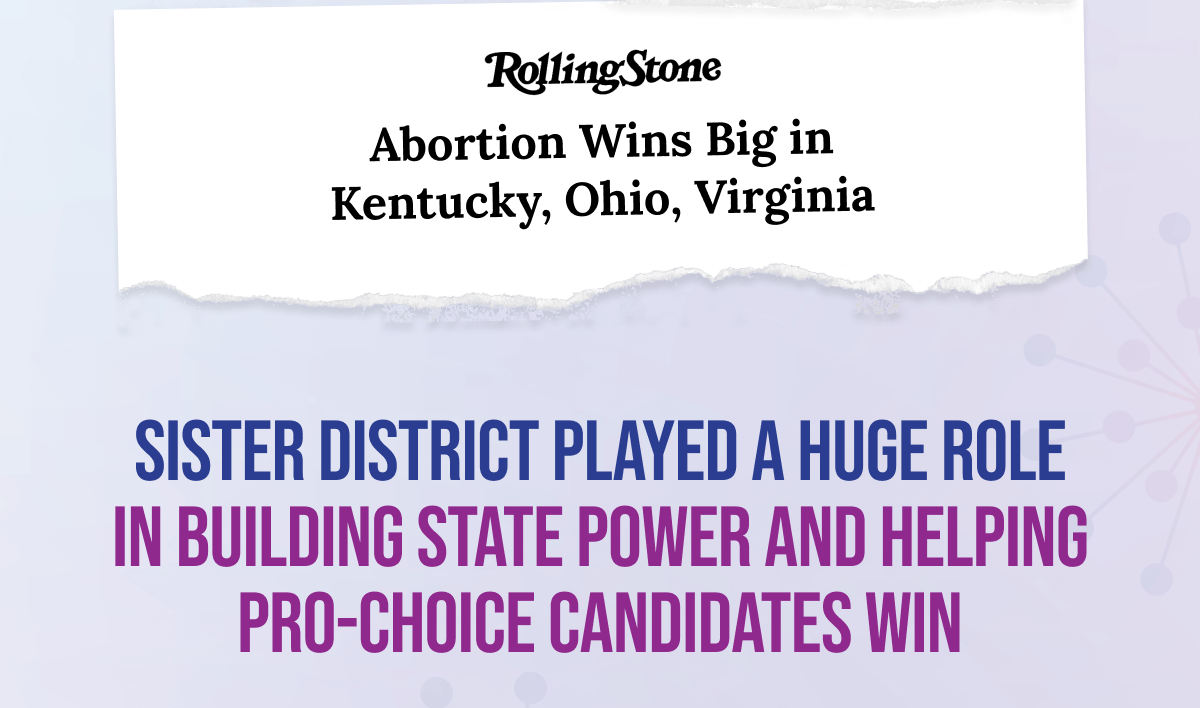 bortion rights are on a winning streak at the ballot box. Voters have been saying NO to abortion bans, winning state ballot initiatives and defeating anti-choice Republicans.