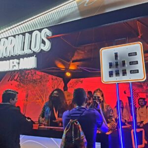 A tobacco booth at the Estereo Picnic music festival in Colombia.