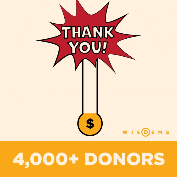 Thank You! 4,000+ Donors