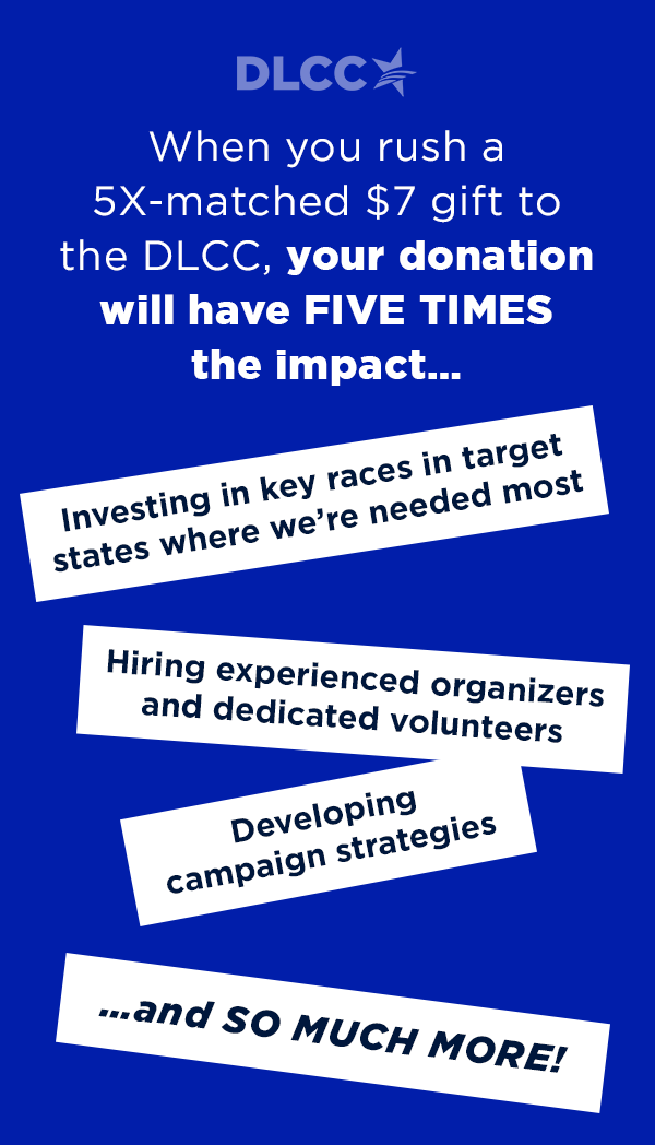 Investing in key races in target states where we're needed most                          Hiring experienced organizers and dedicated volunteers                          Developing campaign strategies                           And so much more!                          [Chip in $7 →]