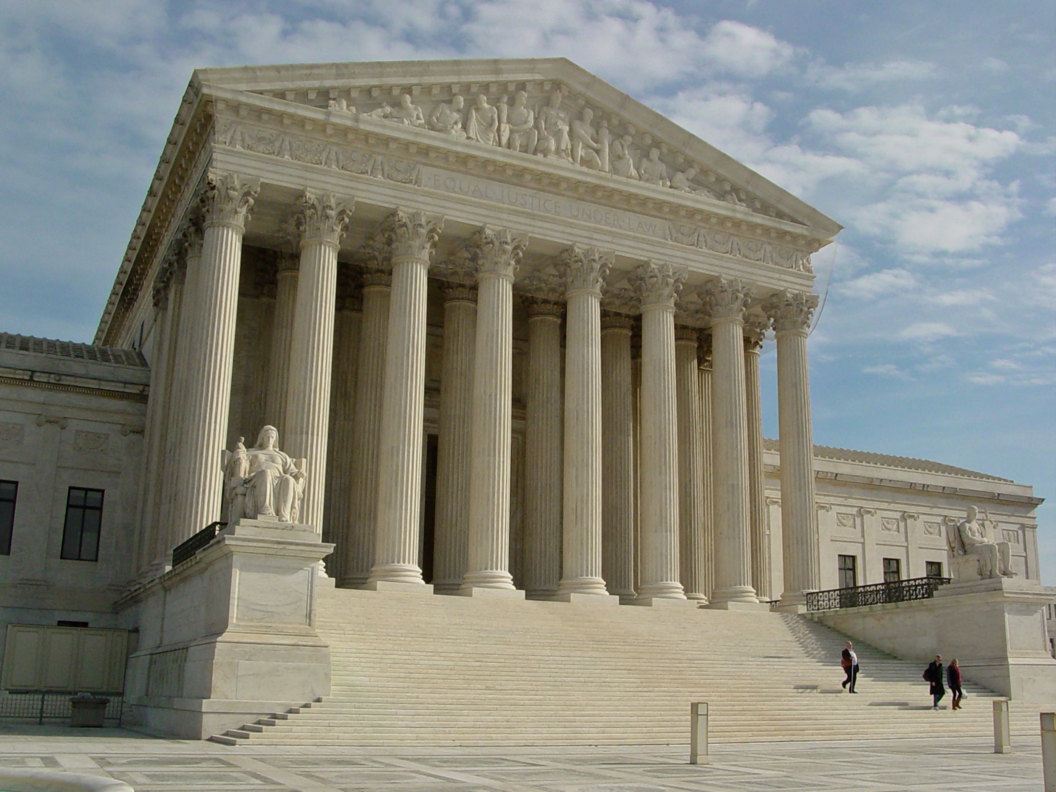 The facade of the U.S. Supreme Court.