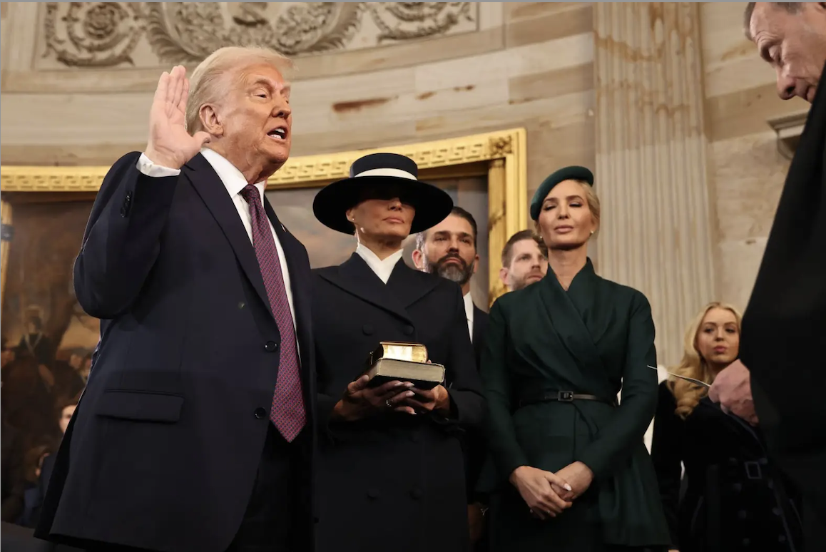 Donald Trump Swearing In