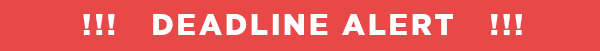 Deadline Alert Banner