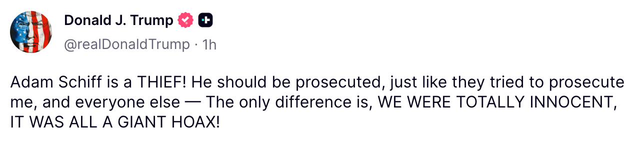 Donald Trump on Truth Social