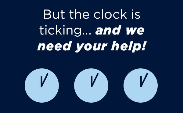 Can you chip in a 3X-matched gift before the deadline? 