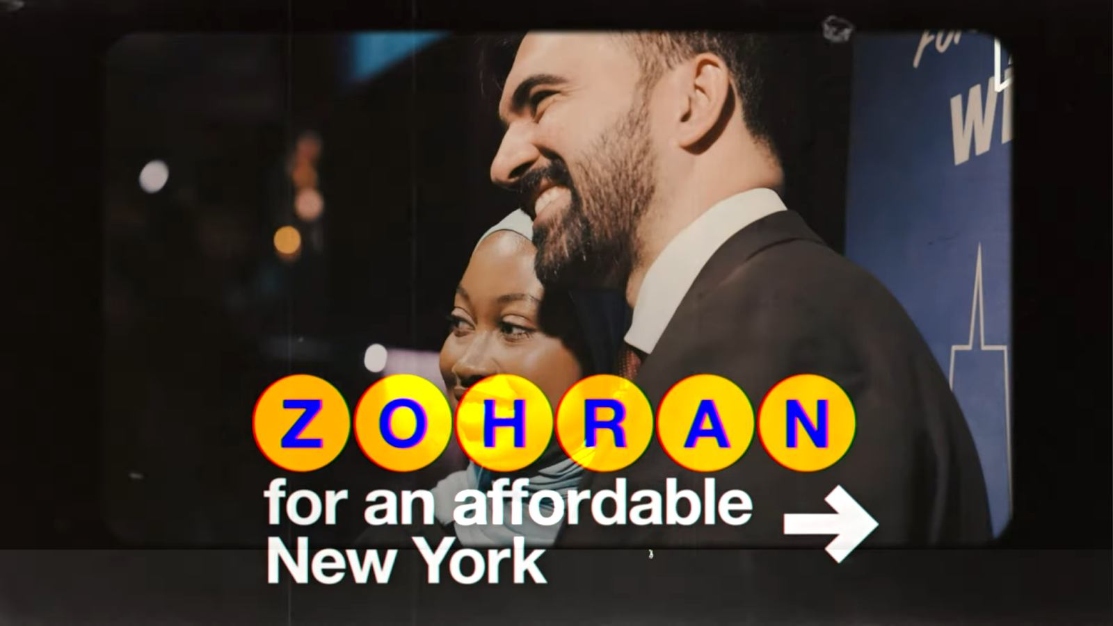 Screenshot of WFP's new ad, titled Zohran for an Affordable New York.