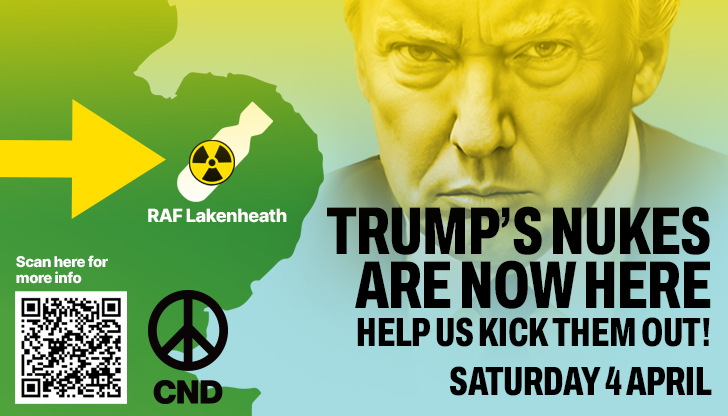 Protestors target RAF Lakenheath amid evidence of US nuclear weapons ...