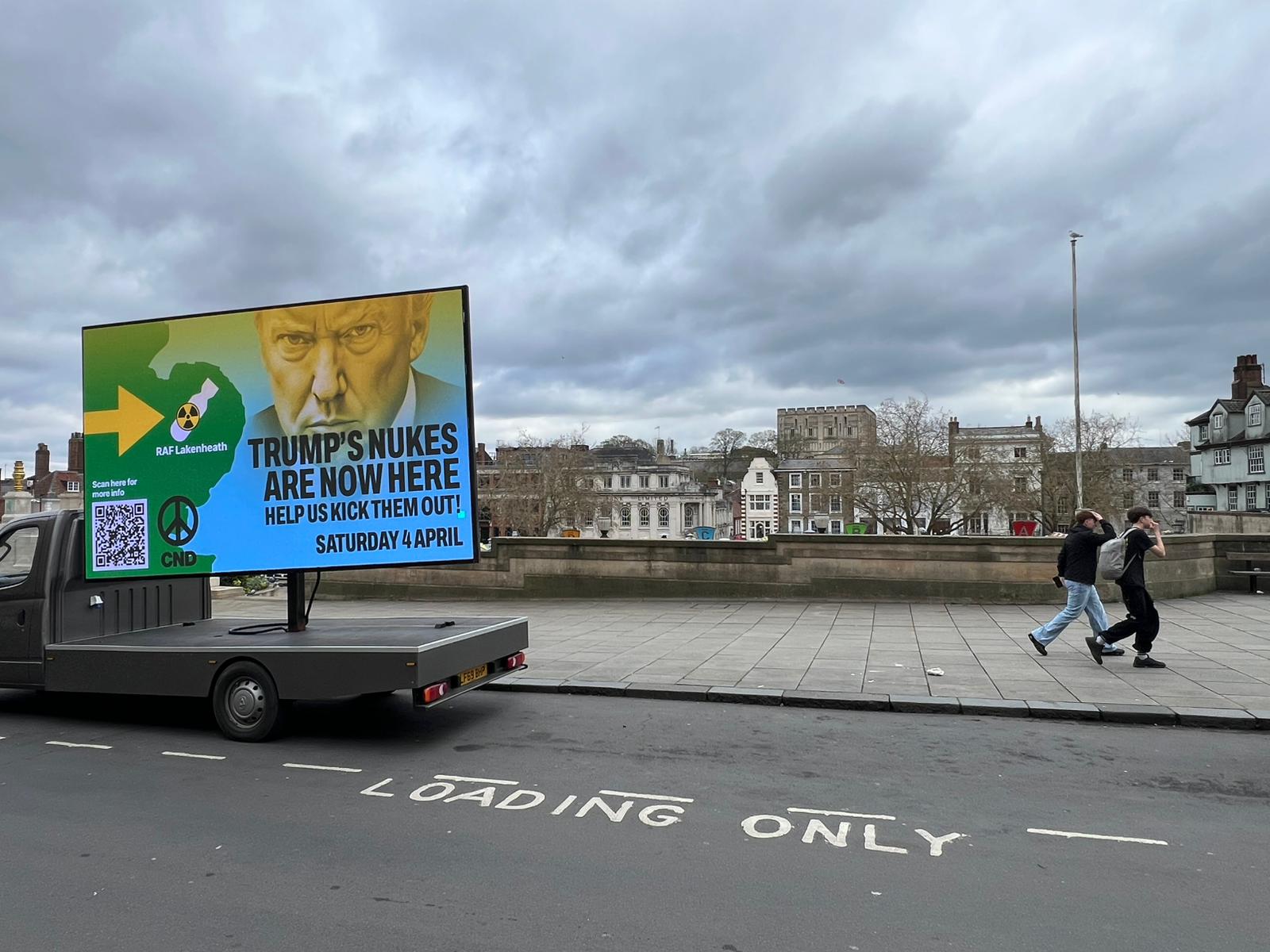 Protestors target RAF Lakenheath amid evidence of US nuclear weapons ...