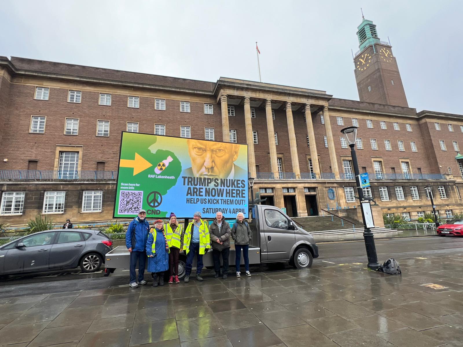 Protestors target RAF Lakenheath amid evidence of US nuclear weapons ...